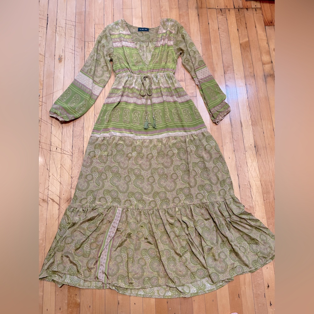 Le Bel Age Maxi Dress Sz Medium